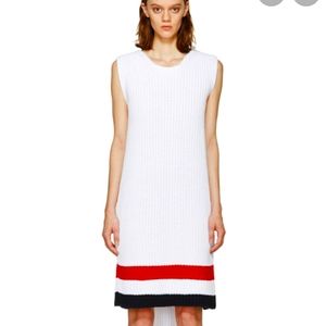 Thom Browne New York Knit Sweater Tank Dress